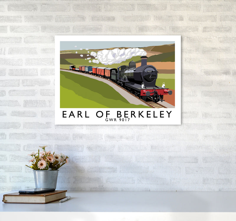 Earl Of Berkeley by Richard O'Neill A2 Black Frame