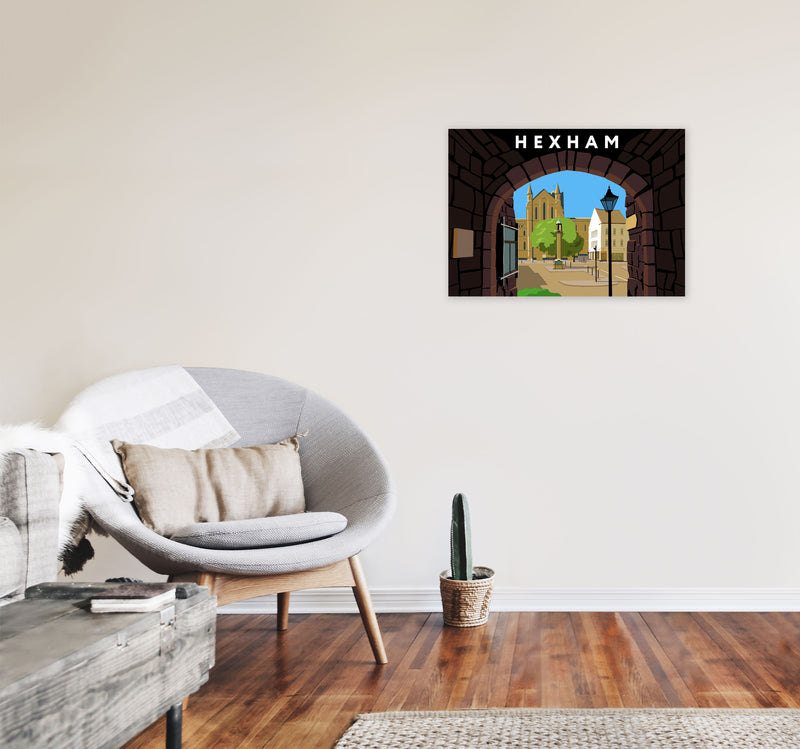 Hexham by Richard O'Neill A2 Black Frame