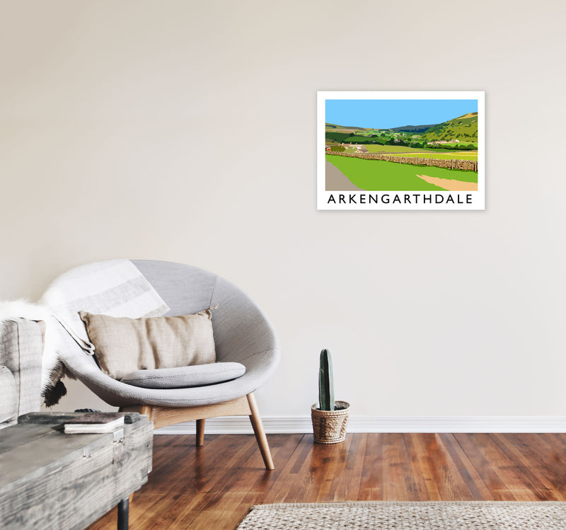 Arkengarthdale by Richard O'Neill A2 Black Frame