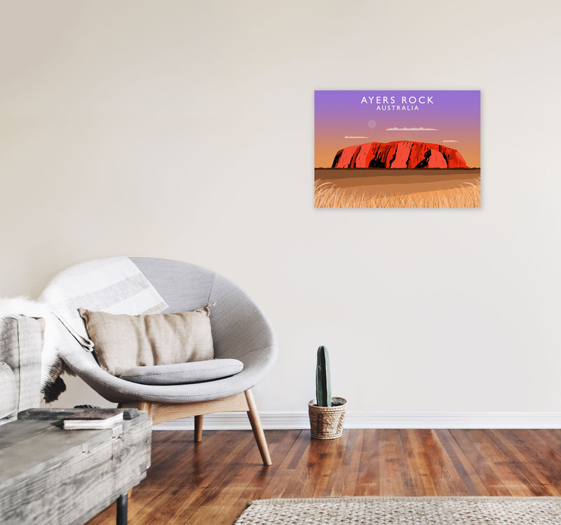 Ayers Rock by Richard O'Neill A2 Black Frame