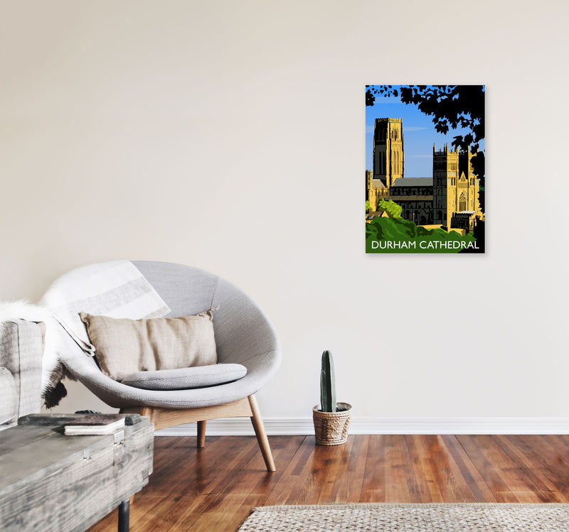 Durham Cathedral Portrait by Richard O'Neill A2 Black Frame