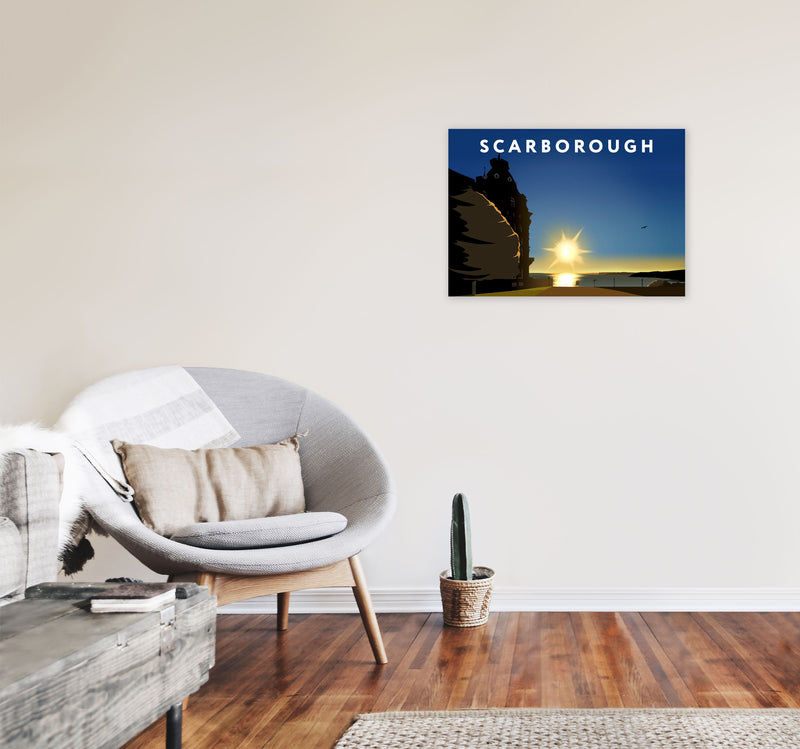 Scarborough Sunrise by Richard O'Neill A2 Black Frame
