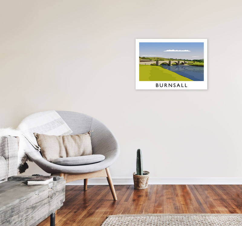 Burnsall by Richard O'Neill A2 Black Frame