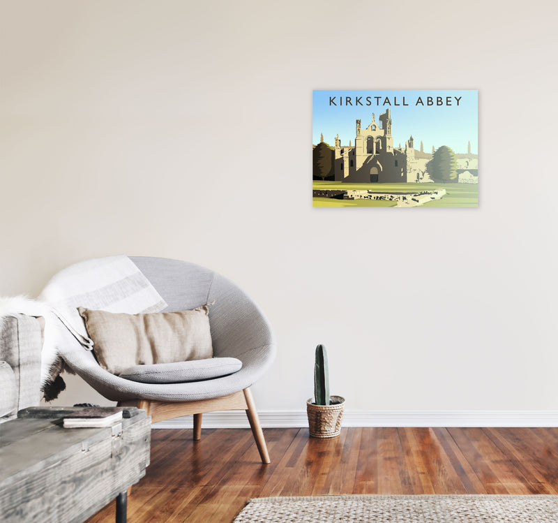 Kirkstall Abbey by Richard O'Neill A2 Black Frame