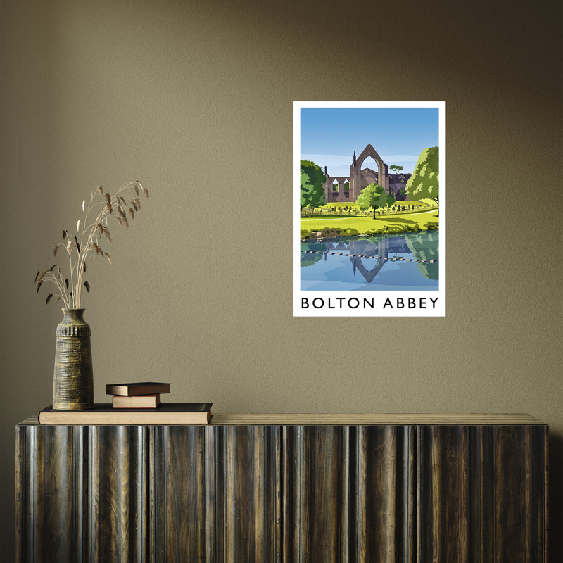 Bolton Abbey portrait by Richard O'Neill A2 Print Only