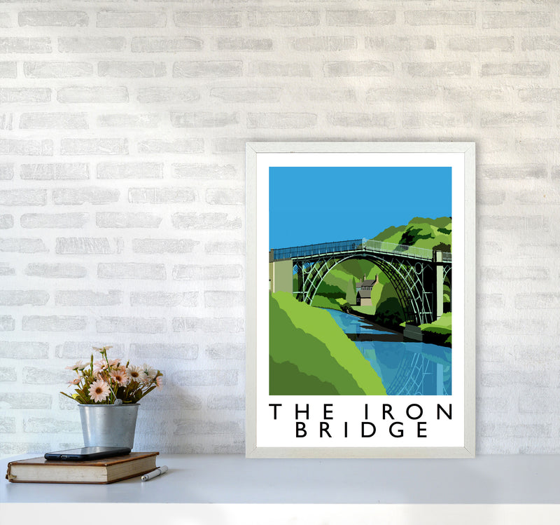 The Iron Bridge by Richard O'Neill A2 Oak Frame