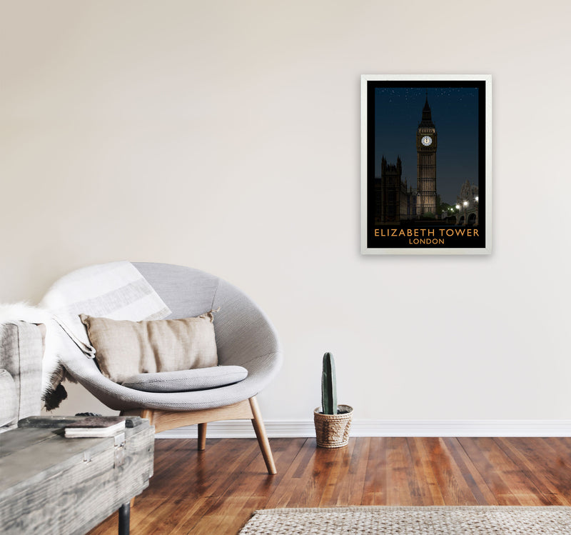 Elizabeth Tower by Richard O'Neill A2 Oak Frame