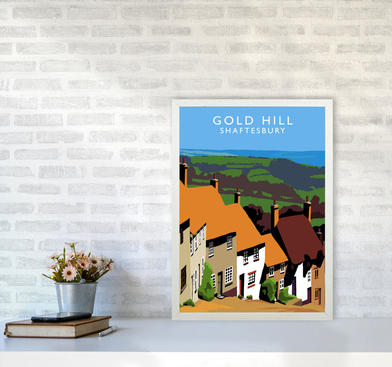 Gold Hill by Richard O'Neill A2 Oak Frame