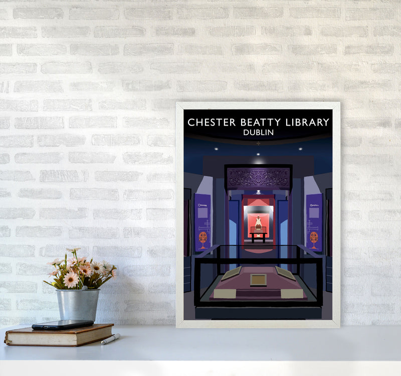 Chester Beatty Library by Richard O'Neill A2 Oak Frame