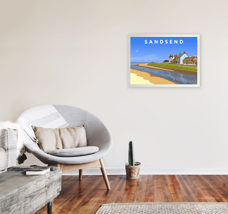 Sandsend3 by Richard O'Neill A2 Oak Frame