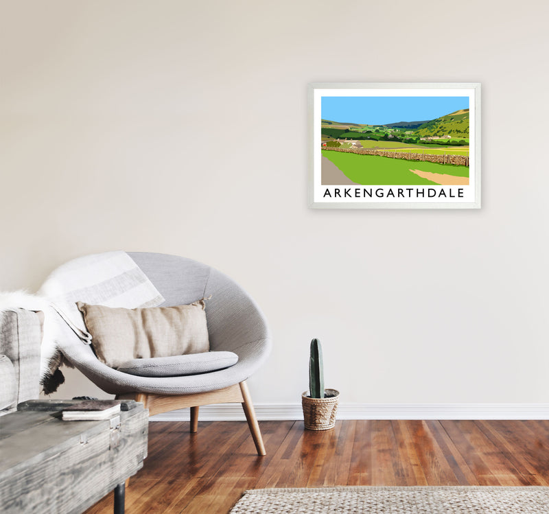 Arkengarthdale by Richard O'Neill A2 Oak Frame