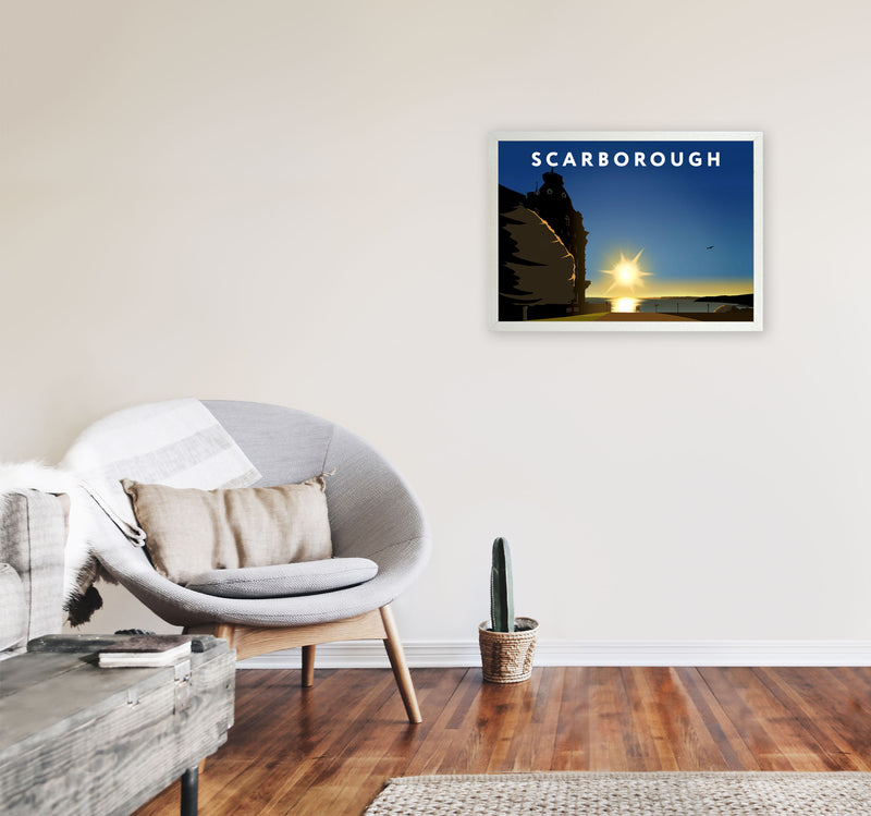 Scarborough Sunrise by Richard O'Neill A2 Oak Frame