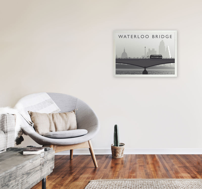 Waterloo Bridge by Richard O'Neill A2 Oak Frame
