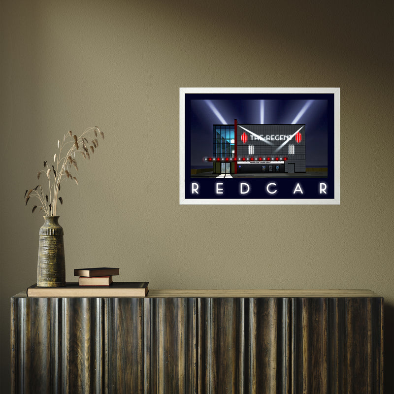 Redcar Regent by Richard O'Neill A2 White Frame