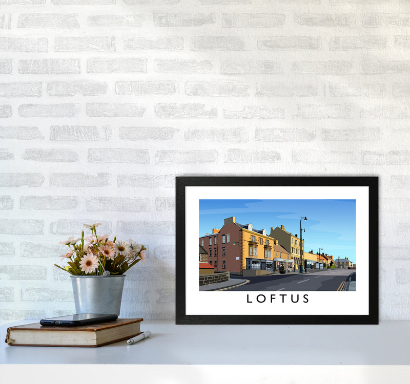 Loftus 3 Art Print by Richard O'Neill A3 White Frame
