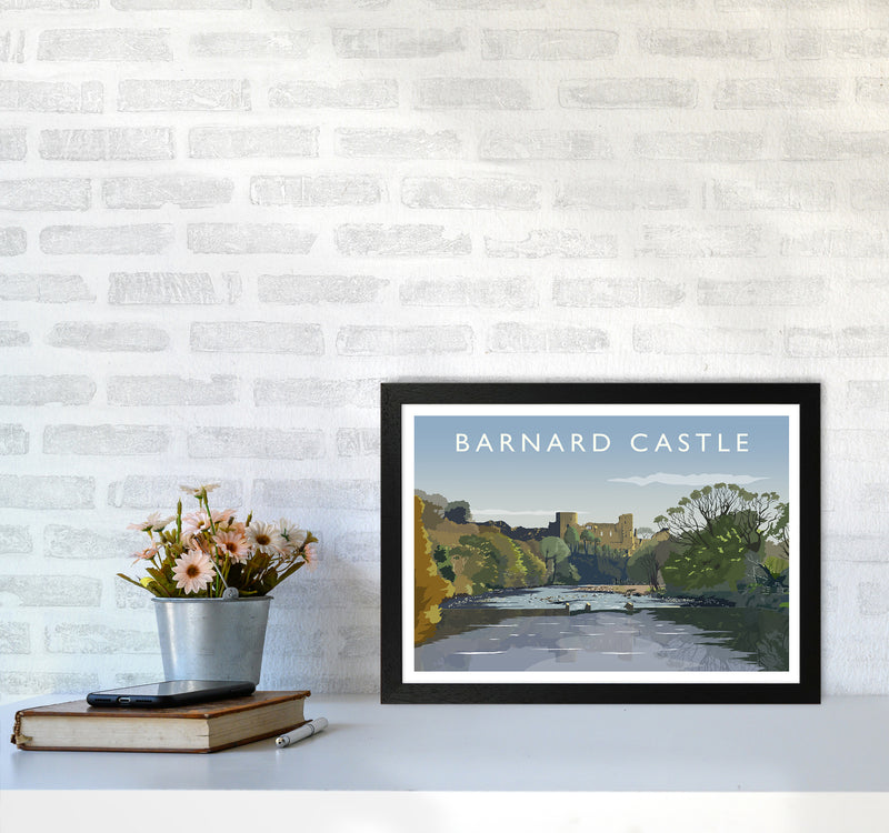 Barnard Castle 2 Art Print by Richard O'Neill A3 White Frame