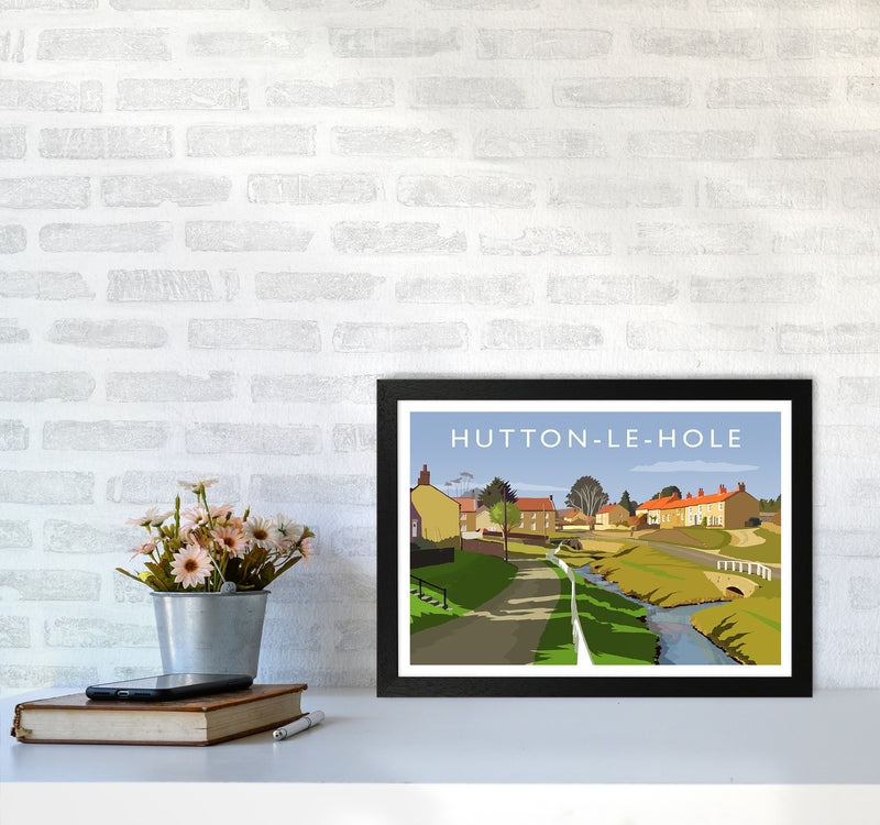 Hutton-Le-Hole Art Print by Richard O'Neill A3 White Frame