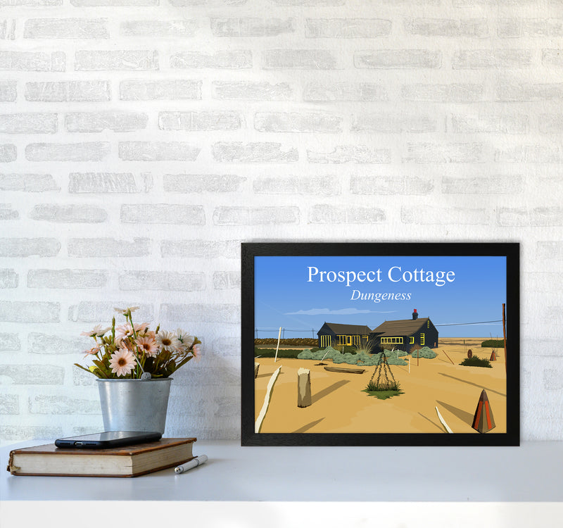 Prospect Cottage Travel Art Print by Richard O'Neill A3 White Frame