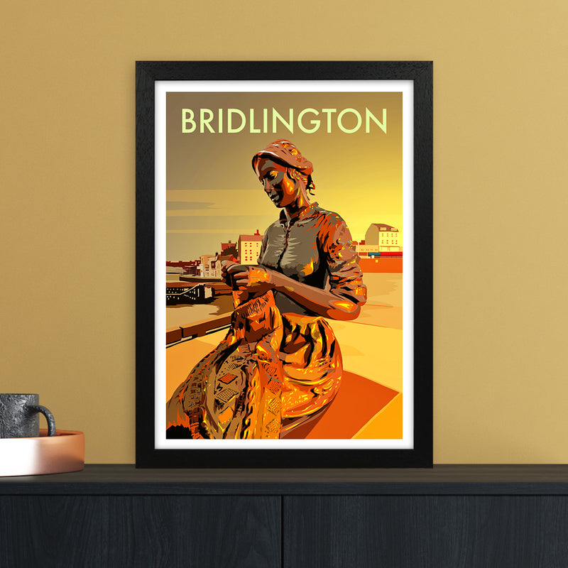 Bridlington 2 Travel Art Print by Richard O'Neill A3 White Frame