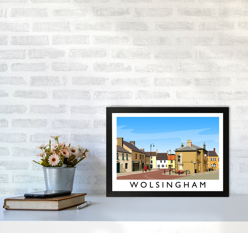 Wolsingham 2 Travel Art Print by Richard O'Neill A3 White Frame