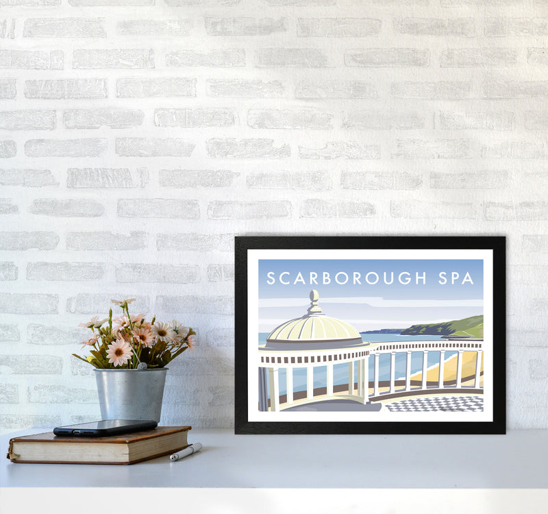 Scarborough Spa Travel Art Print by Richard O'Neill A3 White Frame