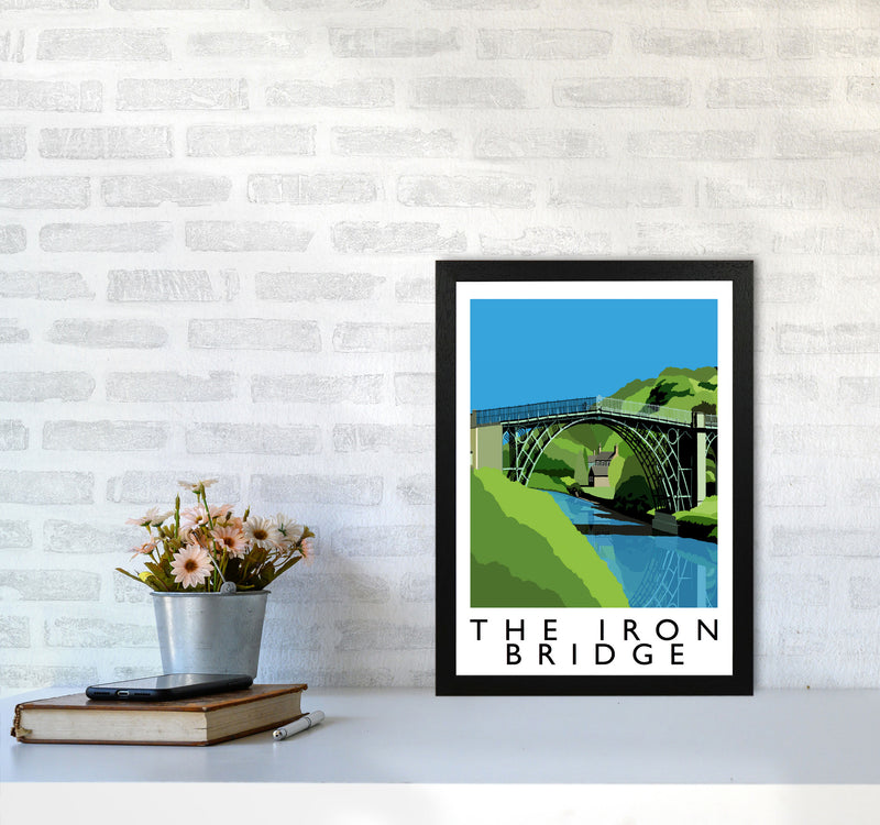 The Iron Bridge by Richard O'Neill A3 White Frame
