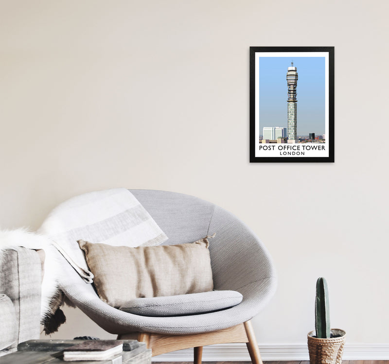 Post Office Tower London Art Print by Richard O'Neill A3 White Frame