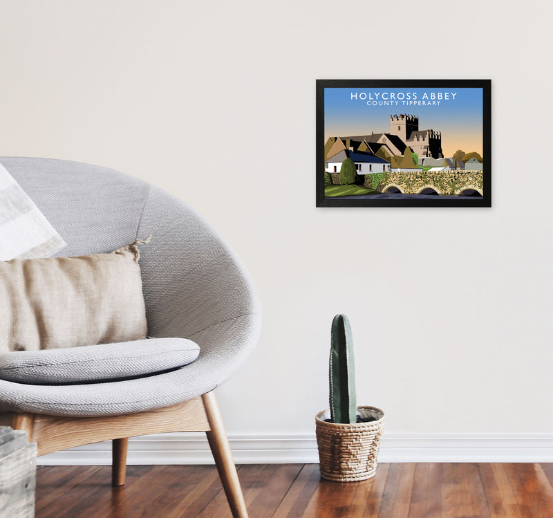 Holycross Abbey by Richard O'Neill A3 White Frame