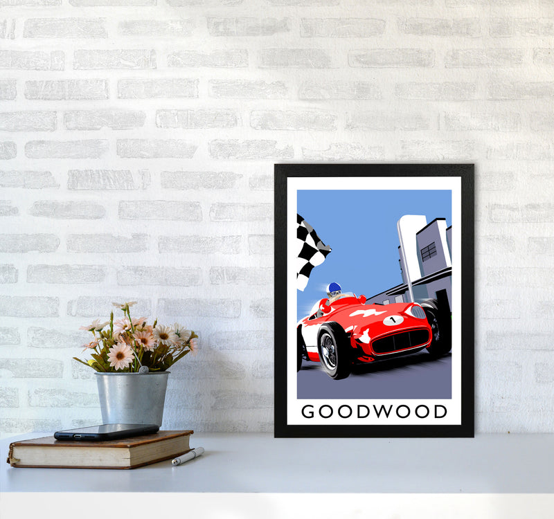 Goodwood by Richard O'Neill A3 White Frame
