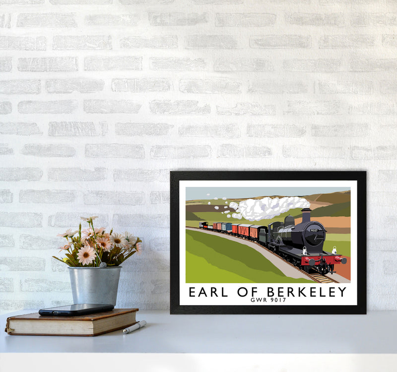 Earl Of Berkeley by Richard O'Neill A3 White Frame