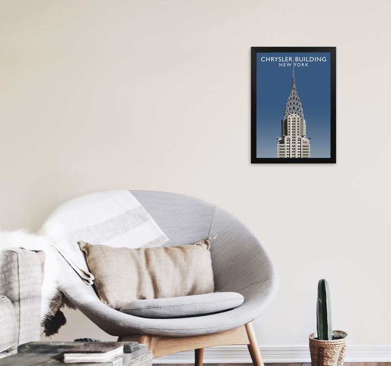 Chrysler Building by Richard O'Neill A3 White Frame