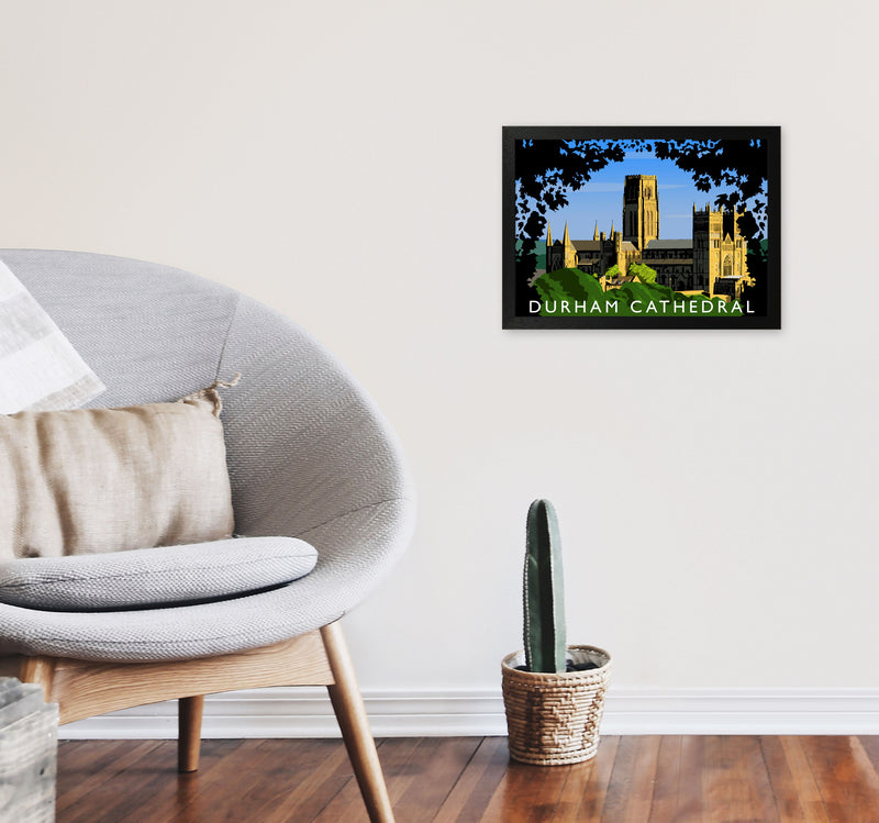Durham Cathedral by Richard O'Neill A3 White Frame