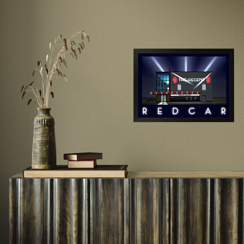 Redcar Regent by Richard O'Neill A3 Black Frame