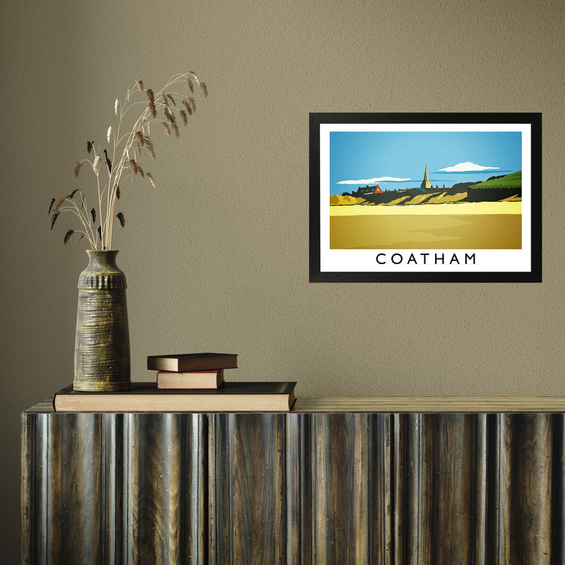 Coatham by Richard O'Neill A3 Black Frame