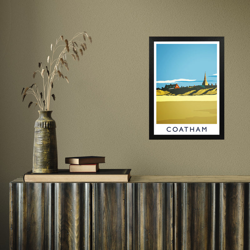 Coatham portrait by Richard O'Neill A3 Black Frame