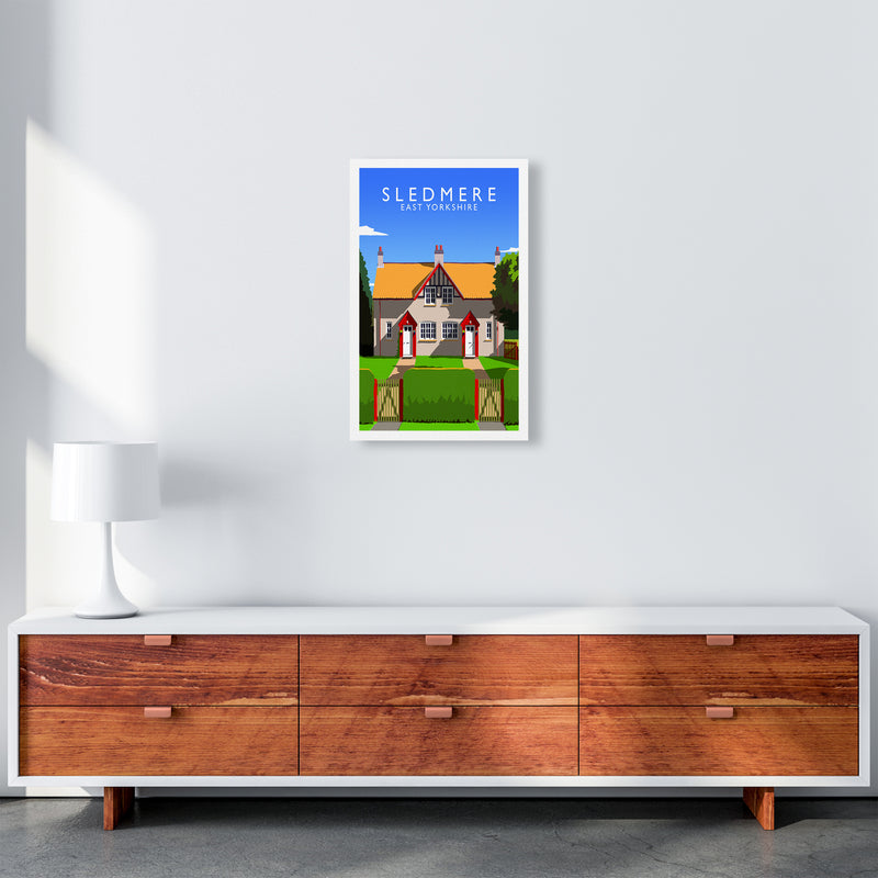 Sledmere portrait Travel Art Print by Richard O'Neill A3 Canvas