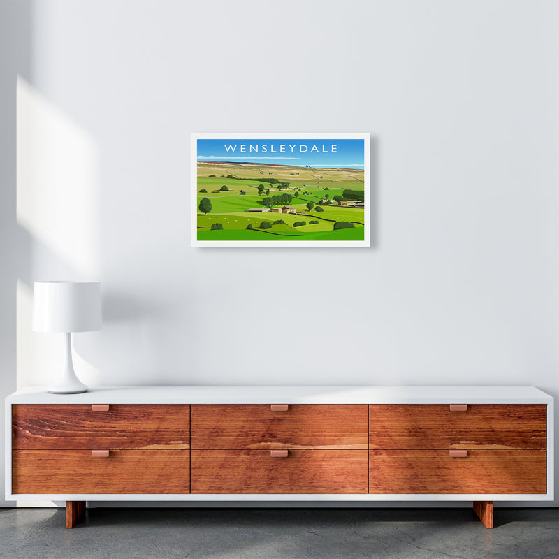 Wensleydale 3 Travel Art Print by Richard O'Neill A3 Canvas