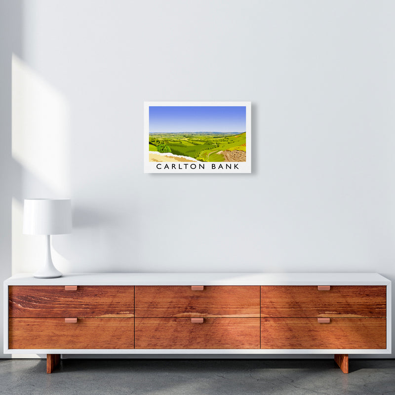 Carlton Bank Travel Art Print by Richard O'Neill A3 Canvas