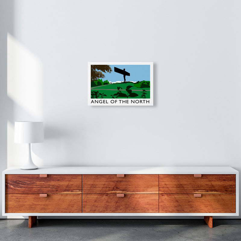 Angel of The North Landscape Framed Digital Art Print by Richard O'Neill A3 Canvas