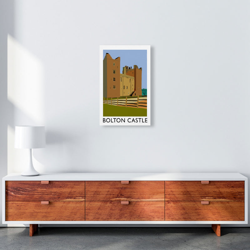 Bolton Castle Framed Digital Art Print by Richard O'Neill A3 Canvas