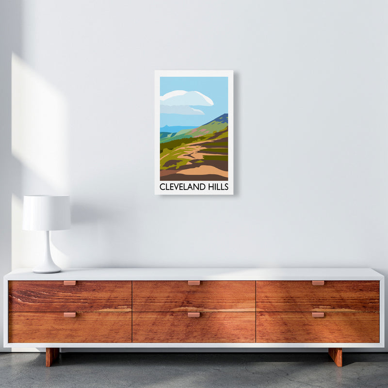 Cleveland Hills Art Print by Richard O'Neill A3 Canvas