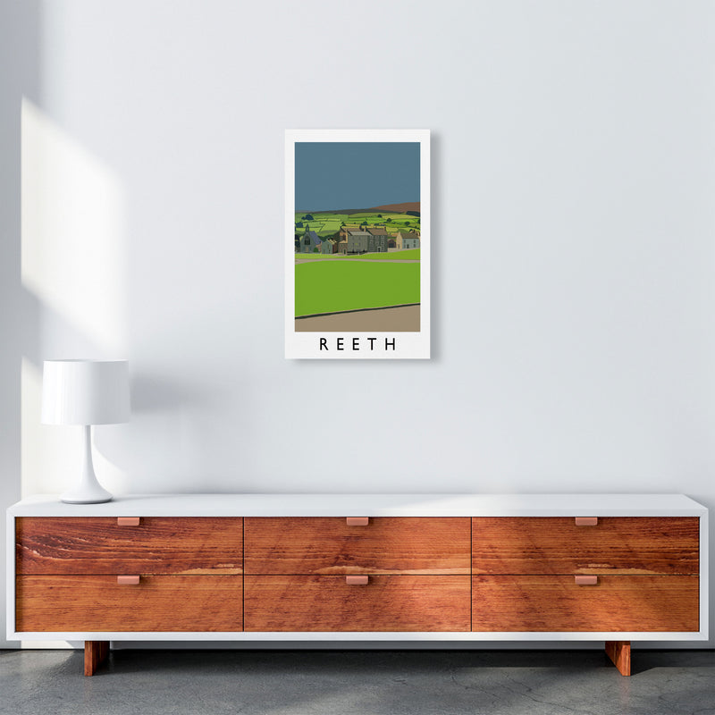 Reeth Art Print by Richard O'Neill A3 Canvas