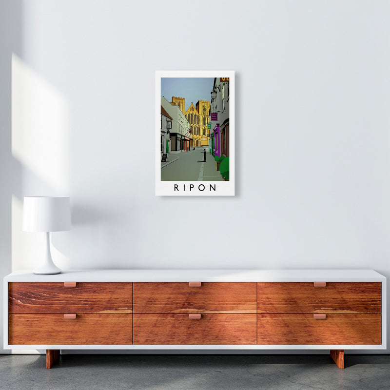 Ripon by Richard O'Neill Yorkshire Art Print, Vintage Travel Poster A3 Canvas