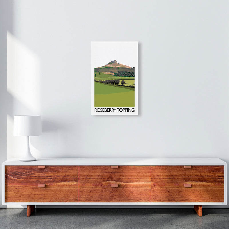 Roseberry Topping Art Print by Richard O'Neill A3 Canvas