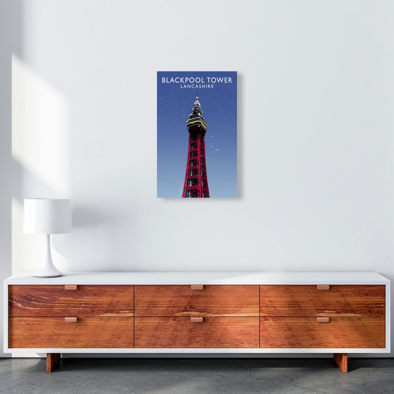 Blackpool Tower by Richard O'Neill A3 Canvas