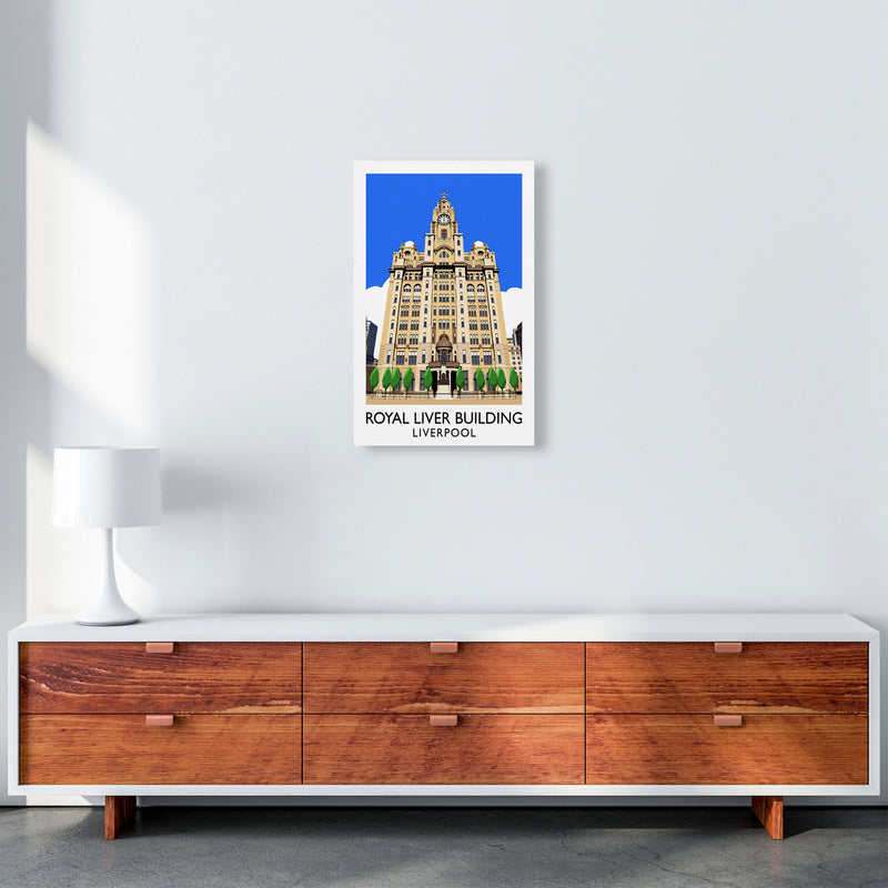 Royal Liver Building by Richard O'Neill A3 Canvas