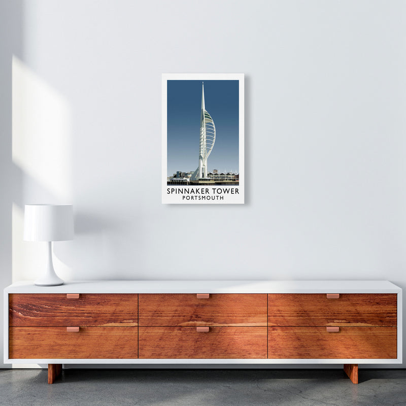 Spinnaker Tower by Richard O'Neill A3 Canvas