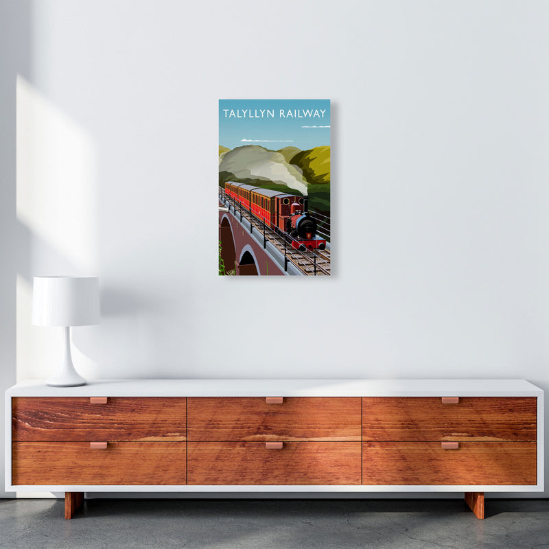 Talyllyn Railway (Portrait) by Richard O'Neill A3 Canvas