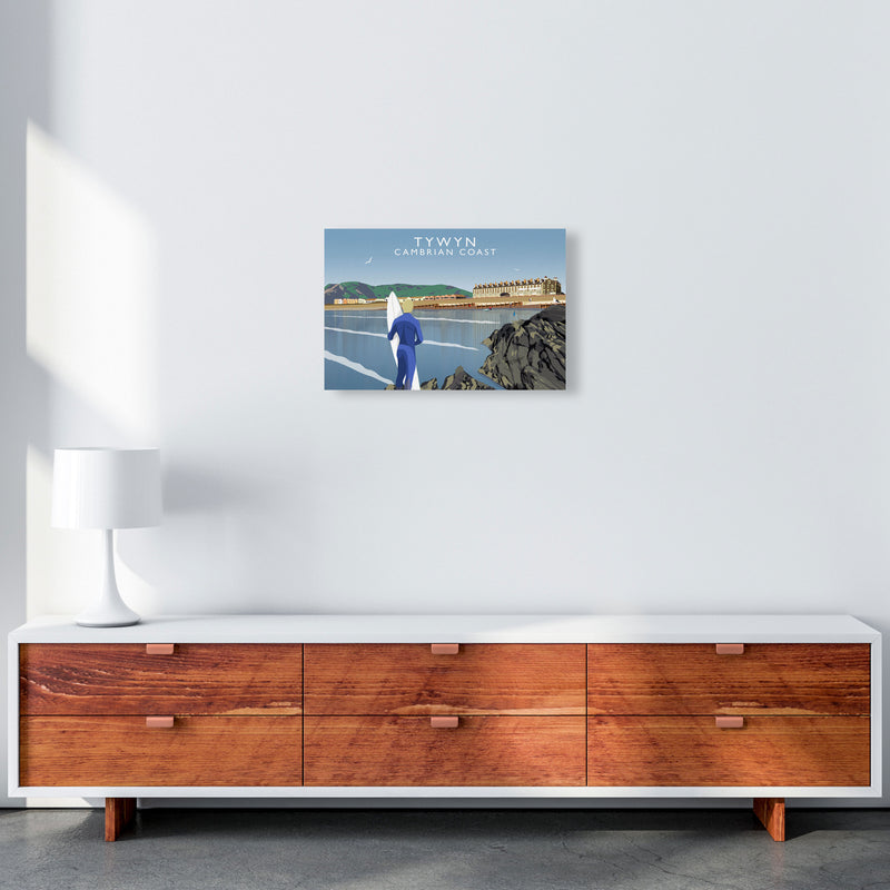 Tywyn Cambrian Coast Framed Digital Art Print by Richard O'Neill A3 Canvas