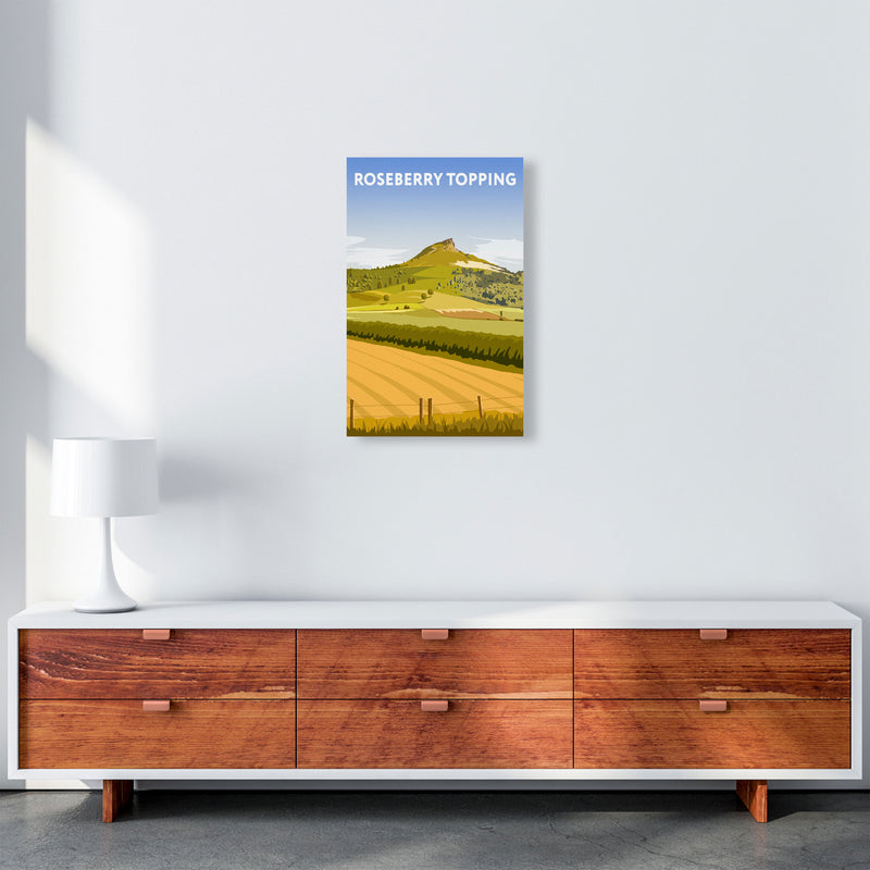 Roseberry Topping2 Portrait by Richard O'Neill A3 Canvas